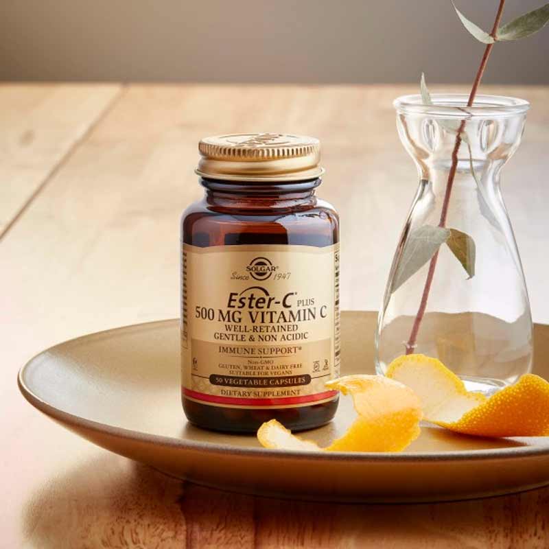 Solgar Ester-C Plus 500 mg Vitamin C Capsules