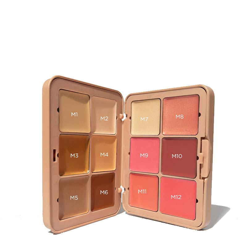 SOSU Cosmetics Complete Canvas Complexion Palette Medium Shades