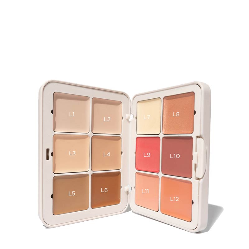 SOSU Cosmetics Complete Canvas Complexion Palette Light Shades