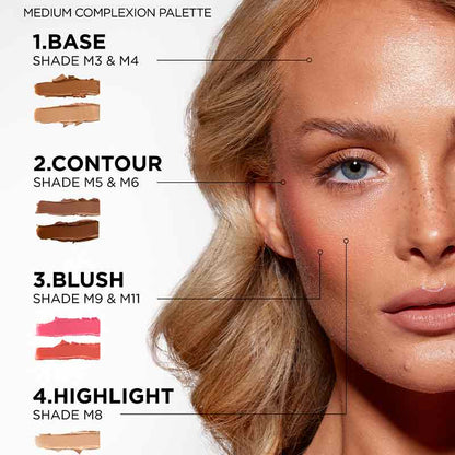 SOSU Cosmetics Complete Canvas Complexion Palette Medium