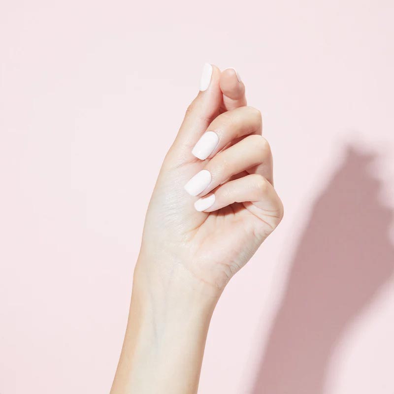  SOSU Cosmetics | Marshmallow | False Nails | perfect | elevate | salon-quality | easy application | high-gloss finish | Transform | seconds | short-length | square-shaped | manicure | stunning | milky | nude | 15-sizes | everyone