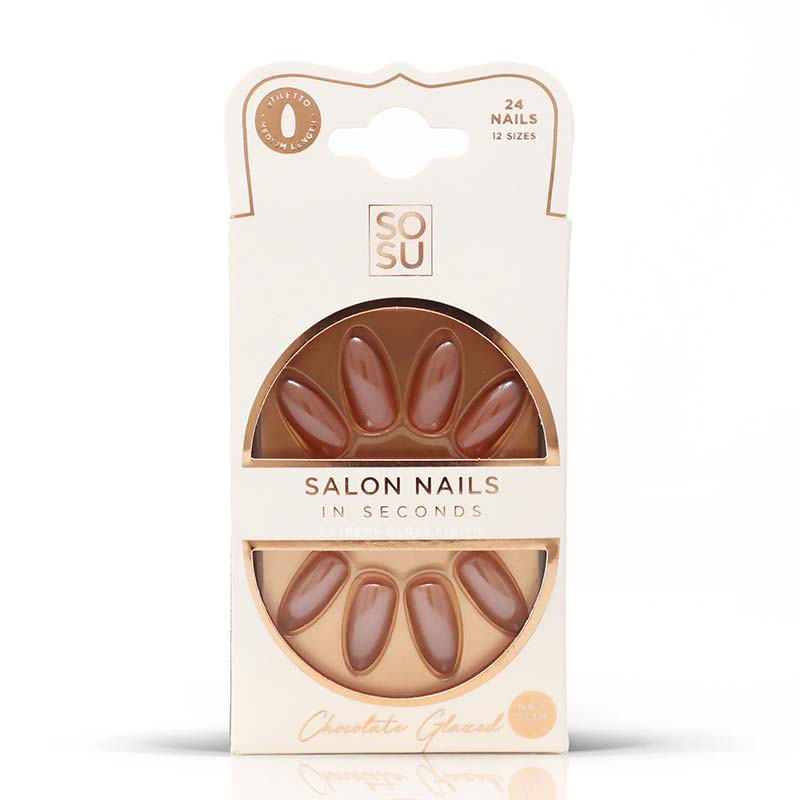 SOSU Cosmetics Glazed Nails | sosu | nails | false nails | makeup 