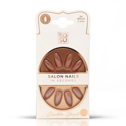 SOSU Cosmetics Glazed Nails | sosu | nails | false nails | makeup 