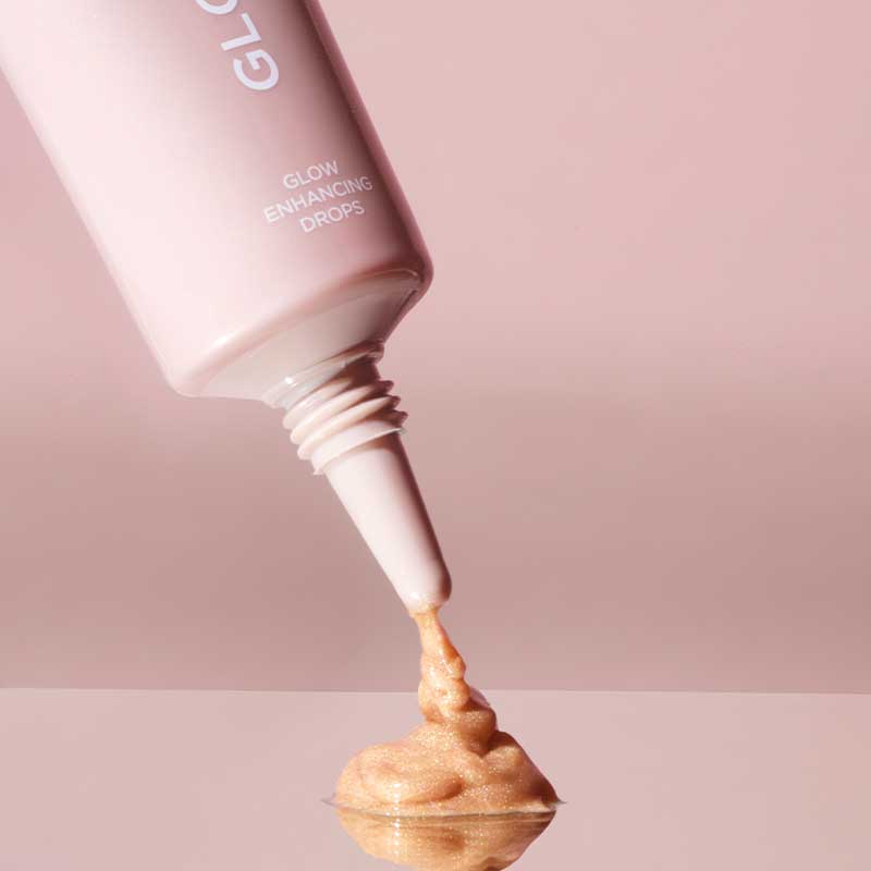 SOSU Cosmetics Glow Drops | Illuminating Primer | Enriched with Pink Grapefruit Extract, Vitamin C, and Hyaluronic Acid | Revitalizes, Brightens, Moisturizes | Leaves Skin Glowing
