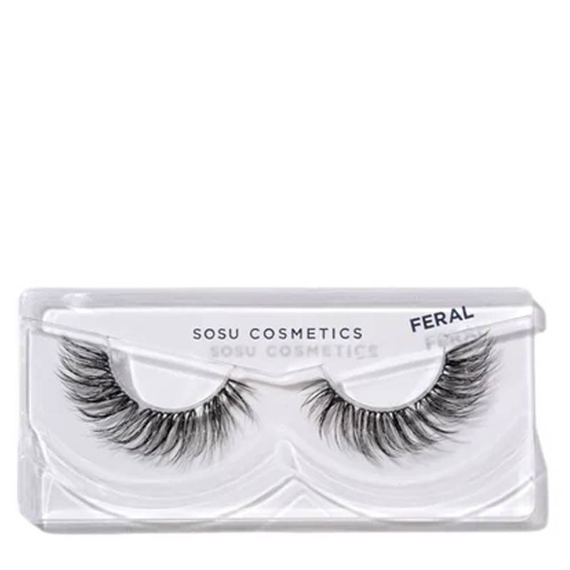 SOSU Cosmetics Hidden Agenda Fox Eye False Lashes Feral In Tray