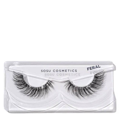 SOSU Cosmetics Hidden Agenda Fox Eye False Lashes Feral In Tray