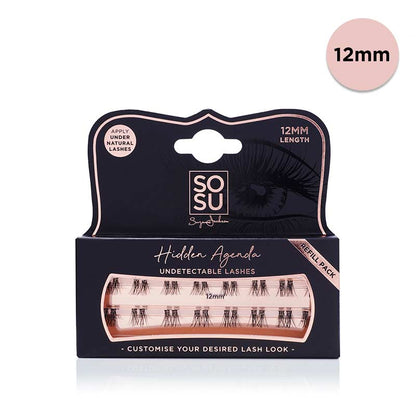 SOSU by Suzanne Jackson Hidden Agenda Undetectable Refill Pack SOSU by Suzanne Jackson Hidden Agenda Undetectable Refill Pack | 12mm eyelashes customise your lash look