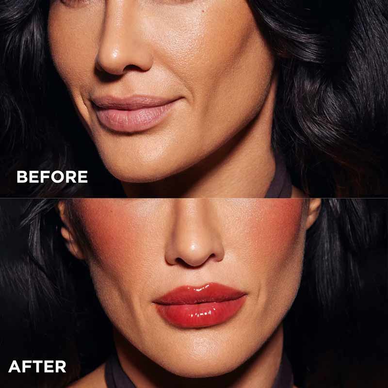 SOSU Cosmetics Lavish Lip Duo Gift Set Before and After