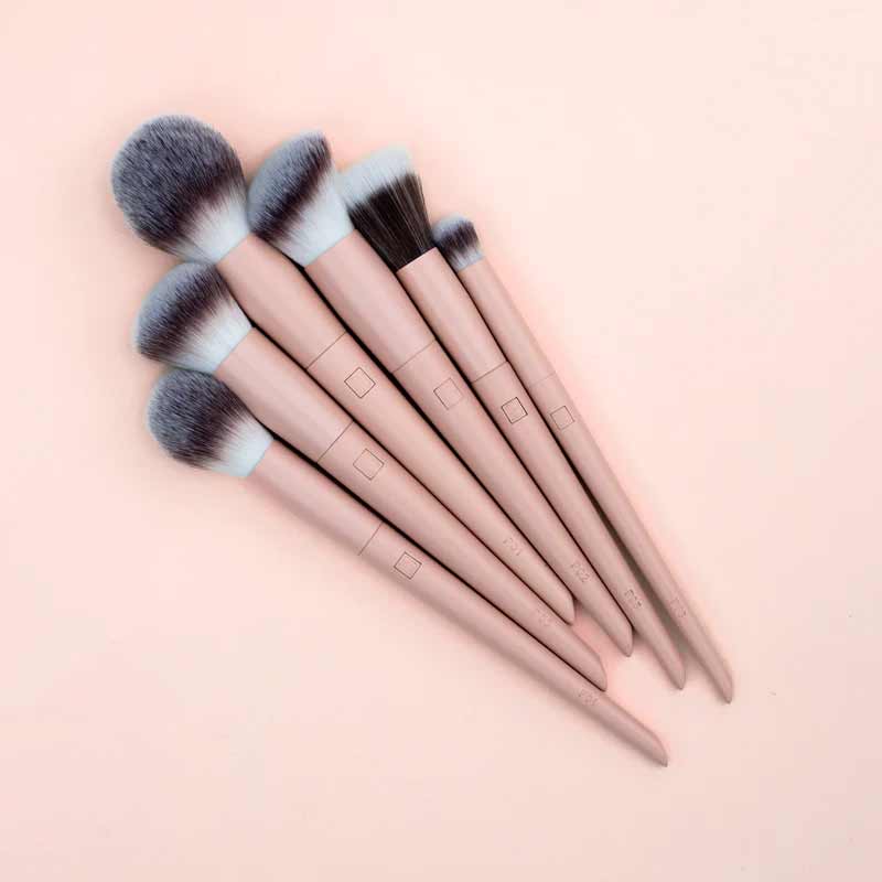 SOSU | Luxury | Face Brush Collection | set | six | synthetic fiber | brushes |make up | complexion | Expertly designed | precise application | seamless blending | flawless | blending | buffing | tools | Fluffy | Ultra-soft | cream | powder | gel | liquid | blush | Bronzer | concealer | foundation | sculpt