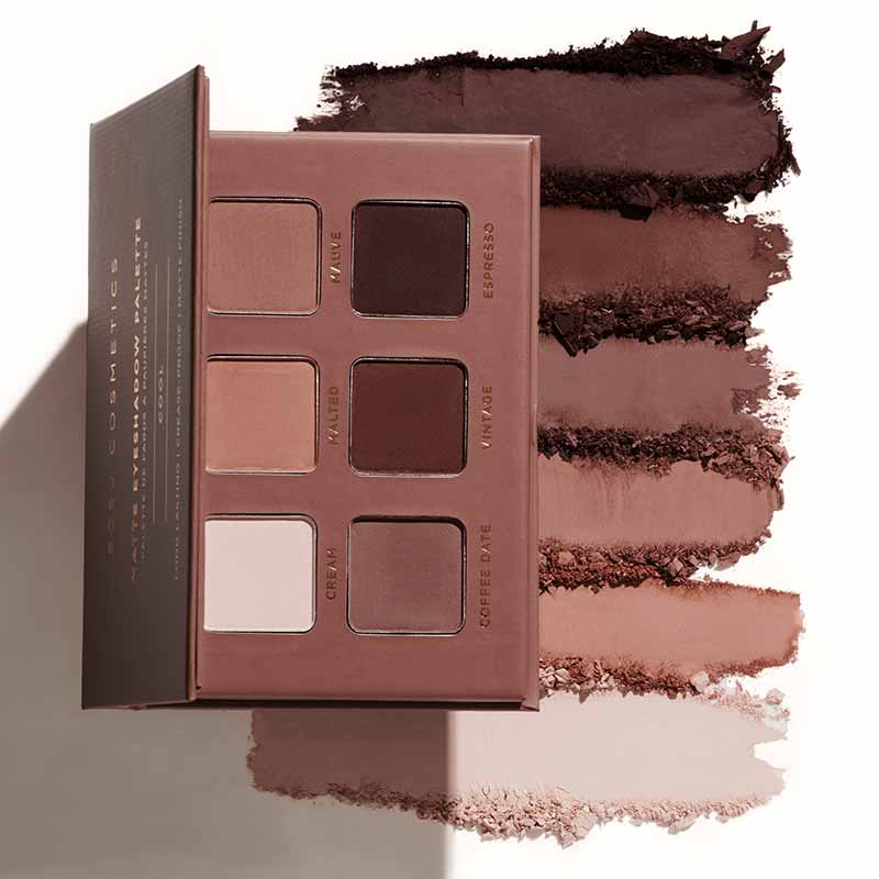 SOSU Cosmetics Matte Eyeshadow Palette - Shade Cool
