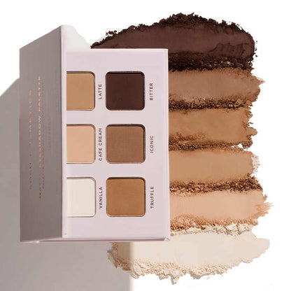 SOSU Cosmetics Matte Eyeshadow Palette - Shade Neutral swatches