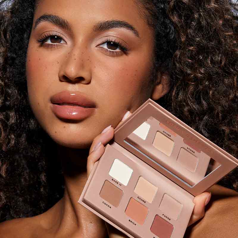 SOSU Cosmetics Matte Eyeshadow Palette - Shade Warm