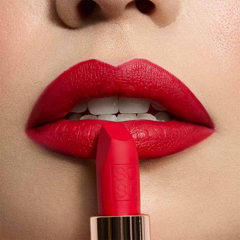 SOSU Cosmetics Matte Lipstick | Te Amo | Hydrating Formula 