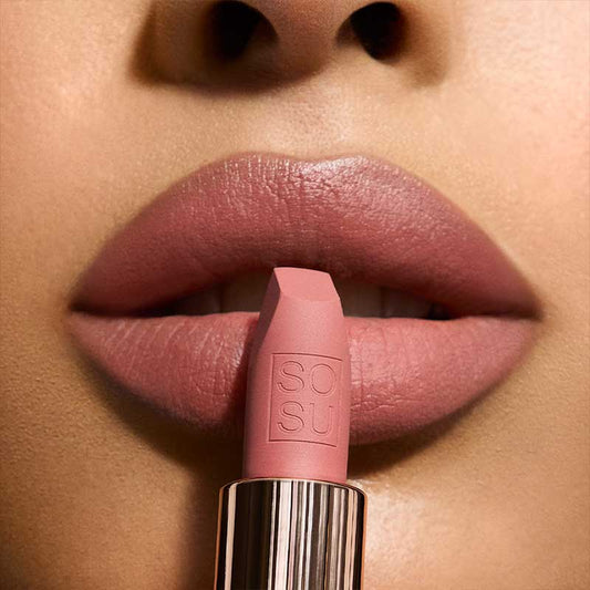 SOSU Cosmetics Matte Lipstick | Birthday Suit | Hydrating Formula