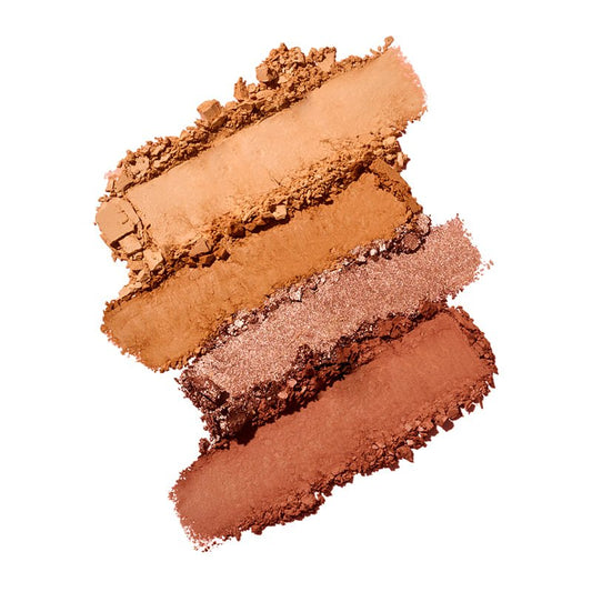 SOSU Cosmetics | Nude | Eyeshadow | quad | pigmented | blendable eyeshadows | travel-friendly | palette | effortless | long-lasting | creamy | buttery