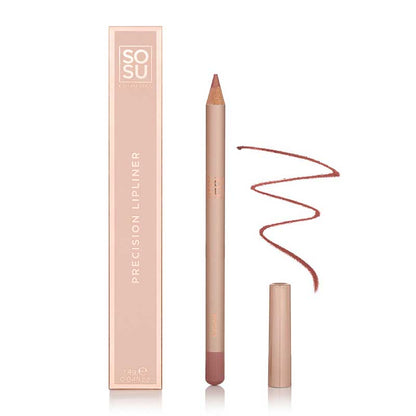 SOSU Cosmetics Precision Lip Liner | Sugar | Enables Precise Application for Defining, Resizing, or Reshaping Lips | Creamy Formula Blends Effortlessly | Keeps Lips Hydrated