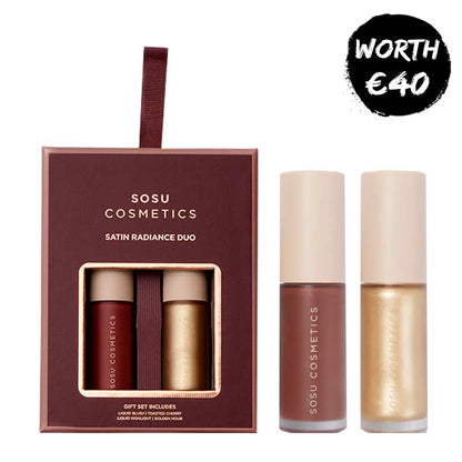 SOSU Cosmetics Satin Radiance Duo Makeup Gift Set