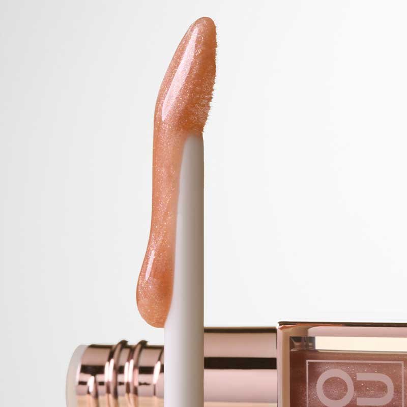 SOSU Cosmetics Lip Glaze | Golden | High-Shine Lip Gloss with Shimmer