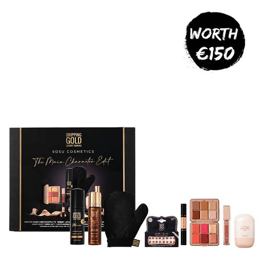 SOSU Cosmetics The Main Character Edit Makeup & Tan Gift Set worth 150 euros