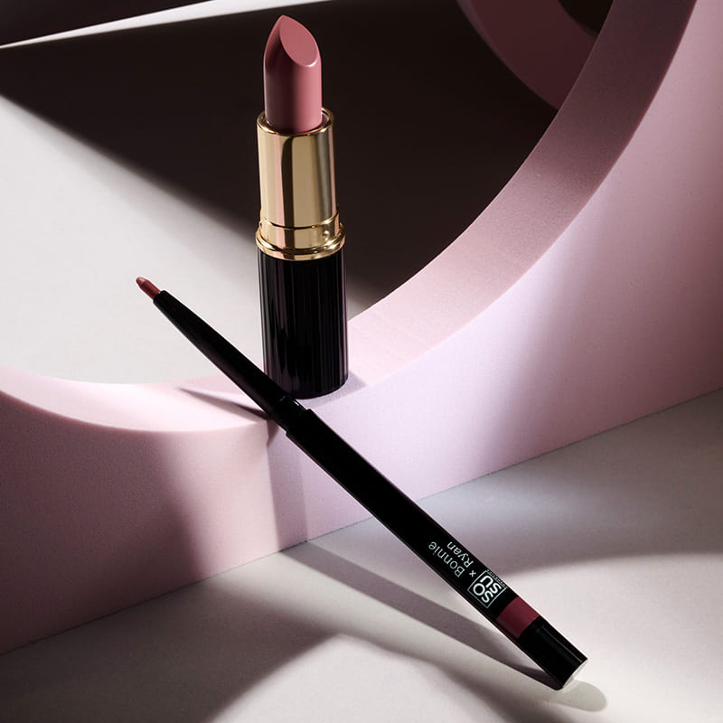 SOSU Cosmetics x Bonnie Ryan Lip Kit #3 | Mauve Pink | perfect choice | chic | mauve pink | lip shade | highly pigmented | creamy lipstick | longwear lip liner.