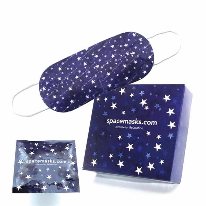 Spacemasks | single use | self heating eye masks | relax | ease tired eyes | self-warming eye masks | relieving tiredness | eye strain | spacemasks ireland
