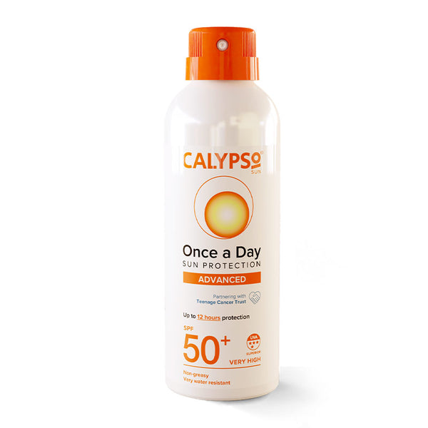 Calypso Once A Day Spray SPF 50+ | advanced sun protection once a day
