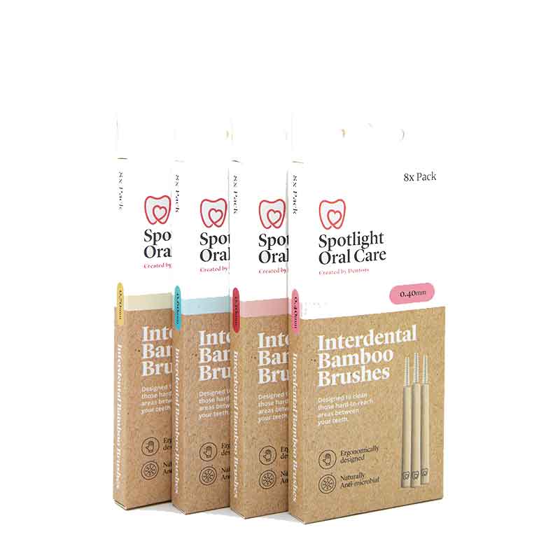 Spotlight Oral Care Interdental Bamboo Brushes | floss brush