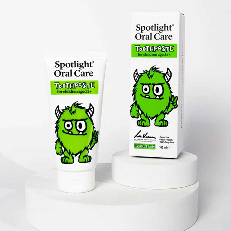 Spotlight Oral Care Kids Toothpaste, bubblegum flavoured toothpaste