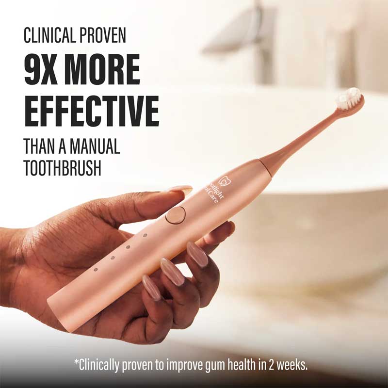 Spotlight Oral Care Rose Gold Sonic Tooth Brush