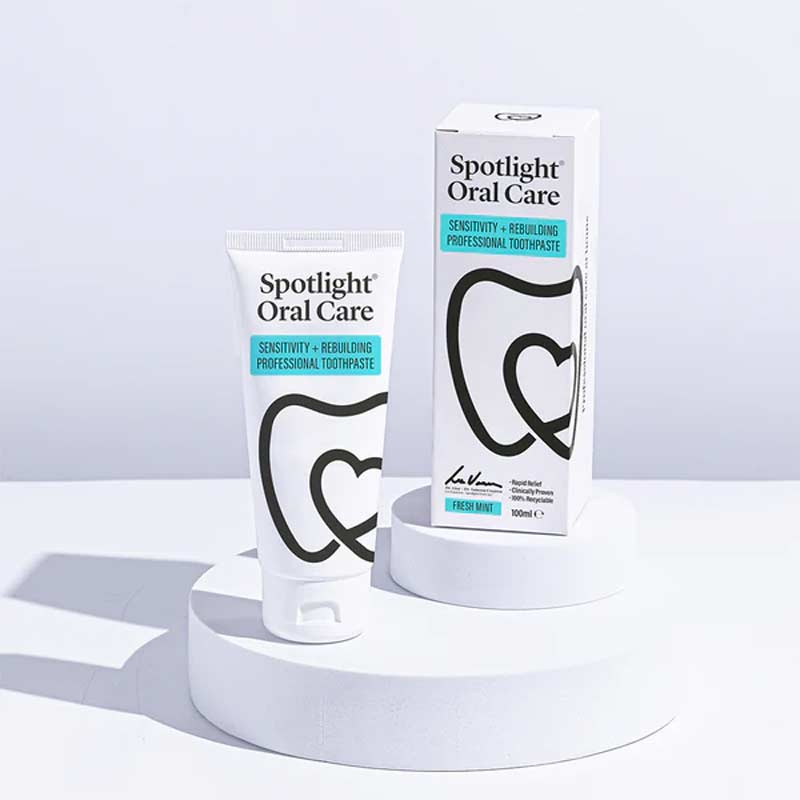 Spotlight Oral Care | Sensitivity + Rebuilding Professional Toothpaste | thinning enamel | Weak Teeth | Sensitive Teeth
