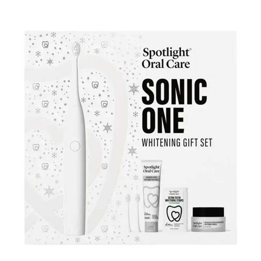 Spotlight Oral Care Sonic One Whitening Gift Set White Product Image White Background