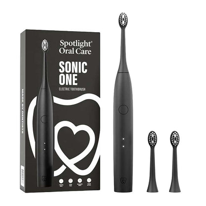 Spotlight Oral Care Sonic Original Electric Toothbrush Black White Background Product Image 