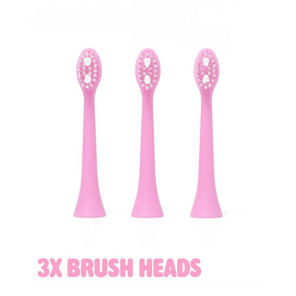 Spotlight Oral Care Sonic Toothbrush Replacement Head Pink 3 x heads 