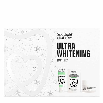 Spotlight Oral Care Ultra Teeth Whitening Starter Kit Christmas Gift Set Outer Box