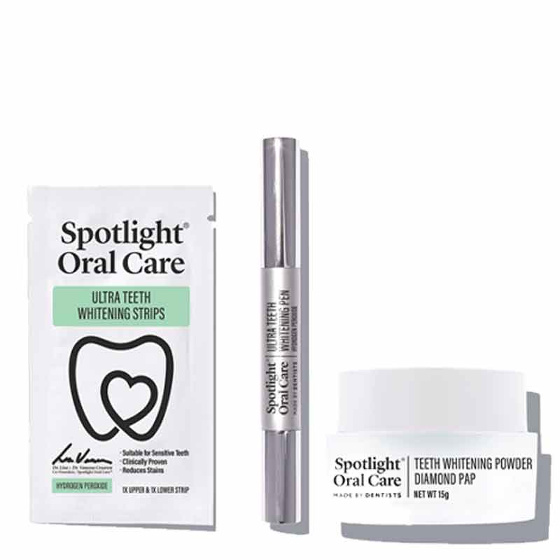 Spotlight Oral Care Ultra Teeth Whitening Gift Set, teeth whitening strips, teeth whitening pen