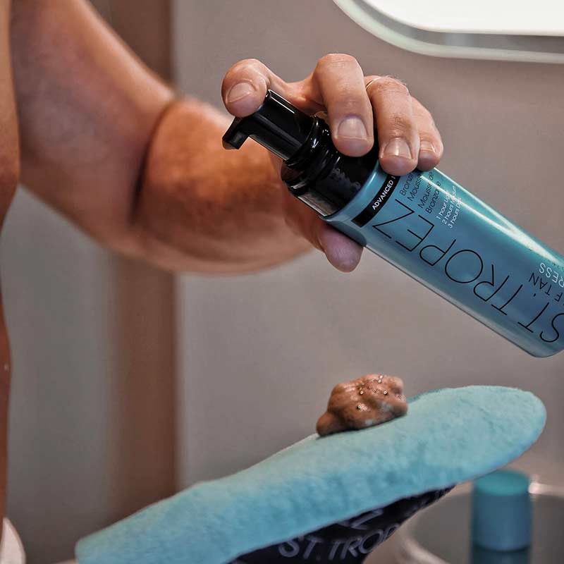 St. Tropez's Self Tan Express | application mit