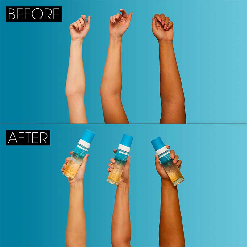 St Tropez Self Tan Purity Bronzing Water Mousse | Before and After