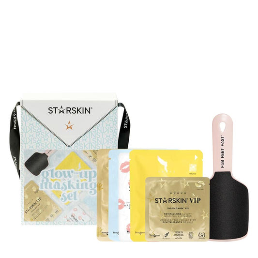 STARSKIN glow-up masking set, Christmas gift, gifts for her, Christmas, face mask, eye mask, foot file