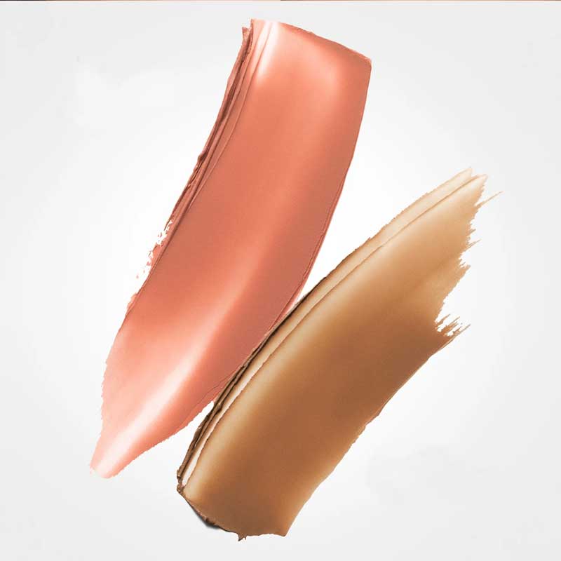 Stila Blush & Bronze Hydro-Blur Cheek Duo | double sided blush & contour | cream blush | cream bronzer | blendable cream products | travel sized makeup