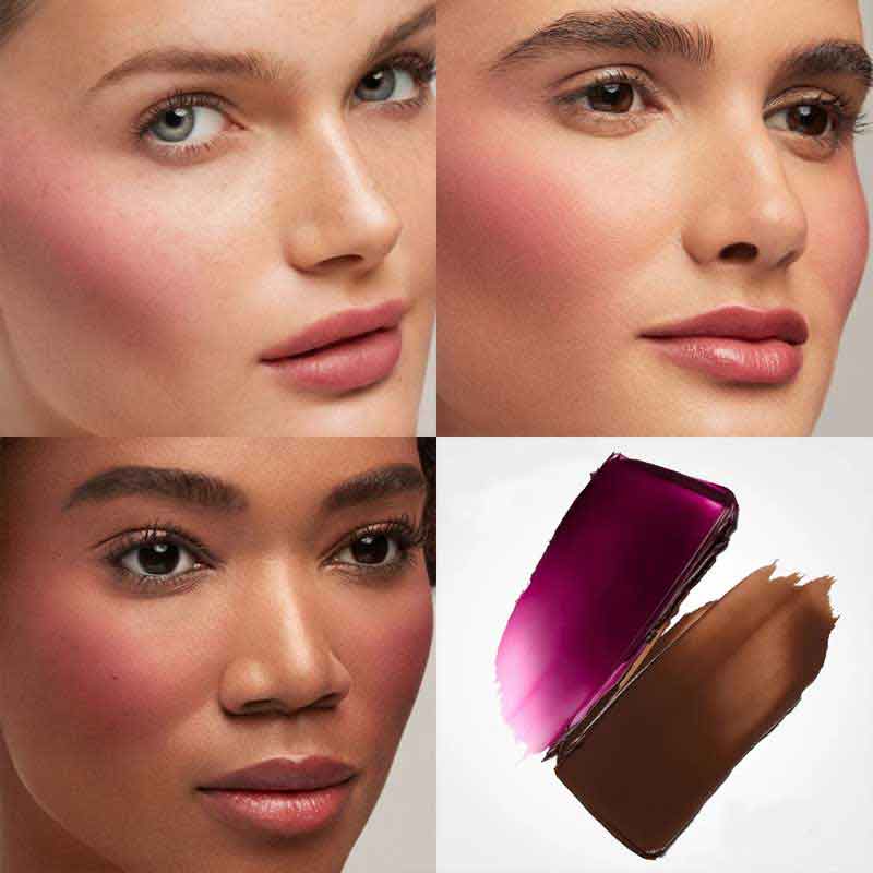 Stila Blush & Bronze Hydro-Blur Cheek Duo | double sided blush & contour | cream blush | cream bronzer | blendable cream products | travel sized makeup