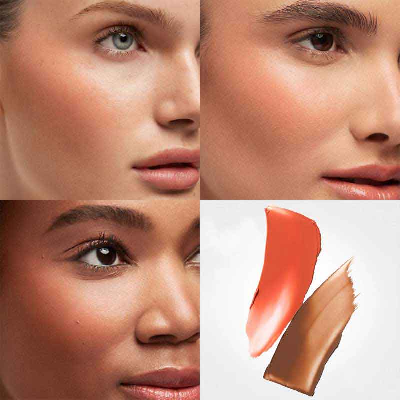 Stila Blush & Bronze Hydro-Blur Cheek Duo | double sided blush & contour | cream blush | cream bronzer | blendable cream products | travel sized makeup