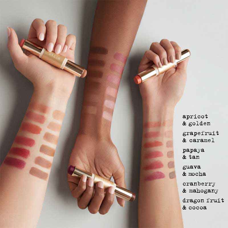 Stila Blush & Bronze Hydro-Blur Cheek Duo | double sided blush & contour | cream blush | cream bronzer | blendable cream products | travel sized makeup
