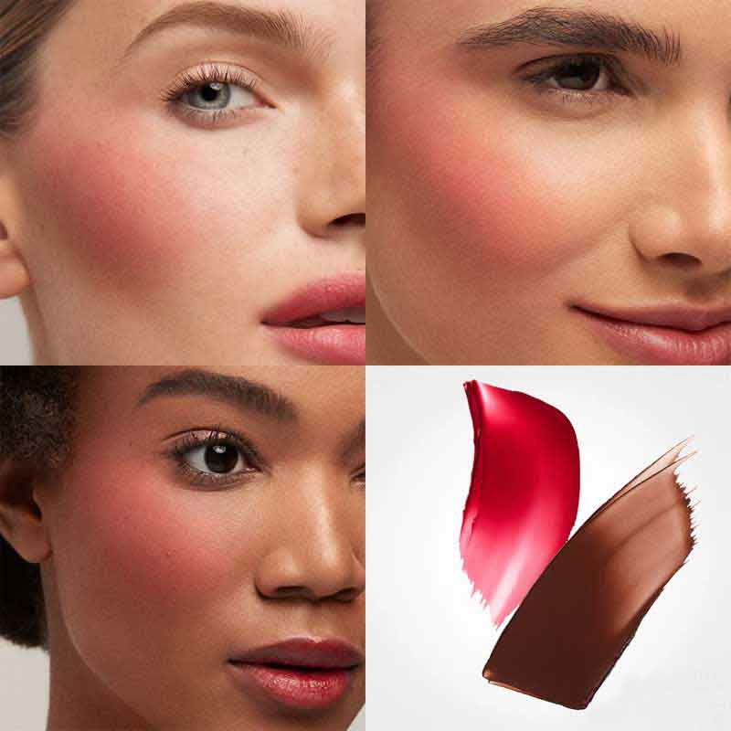 Stila Blush & Bronze Hydro-Blur Cheek Duo | double sided blush & contour | cream blush | cream bronzer | blendable cream products | travel sized makeup