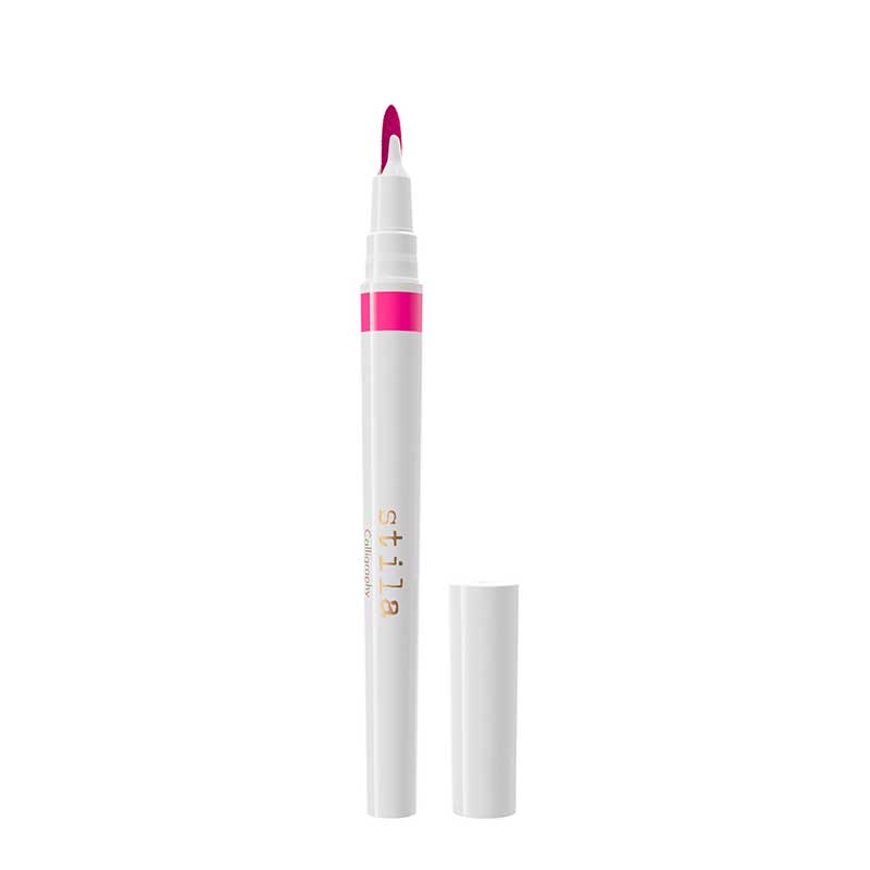 Stila Calligraphy Lip Stain | Two-way blade-like tip | Easy-to-control lip stain | Define lip line | Fill lips with color | Soft buildable color | Vegan