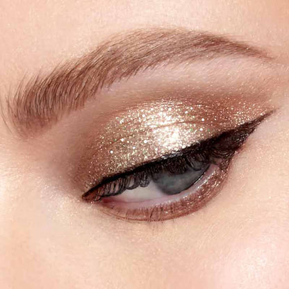 Stila Glitter & Glow Liquid Eye Shadow Travel Size - Kitten Karma Eyeshadow Look