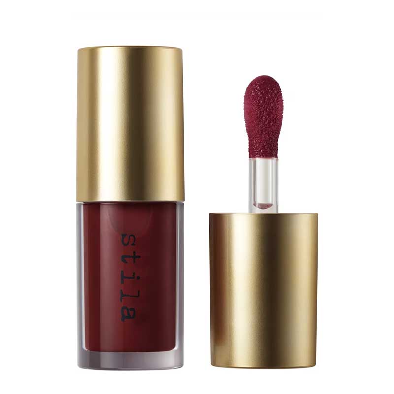 Stila Heaven's Dew Gel Lip Oil Jammin, dark lip, berry lip oil