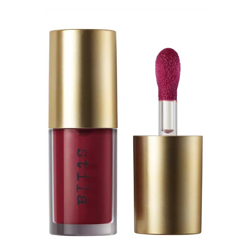 Stila Heaven's Dew Gel Lip Oil Jazzberry, red lip oil