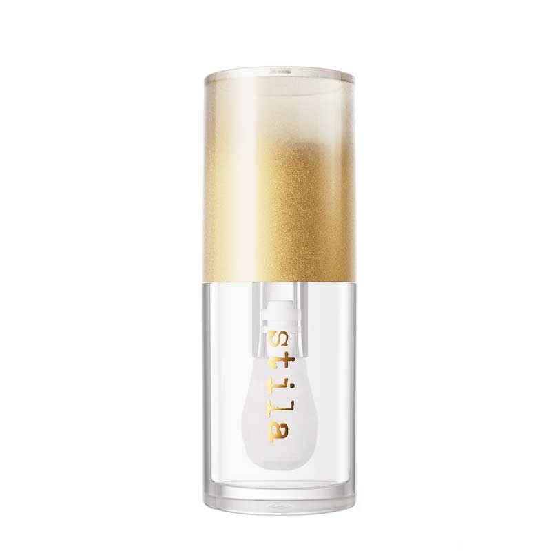 Stila Heaven's Dew Gel Lip Oil | Hydrated glossy lips | Nourishing lip oil | High shine finish | Hyaluronic acid, antioxidants, jojoba seed oil | Rain Drop (Clear) 