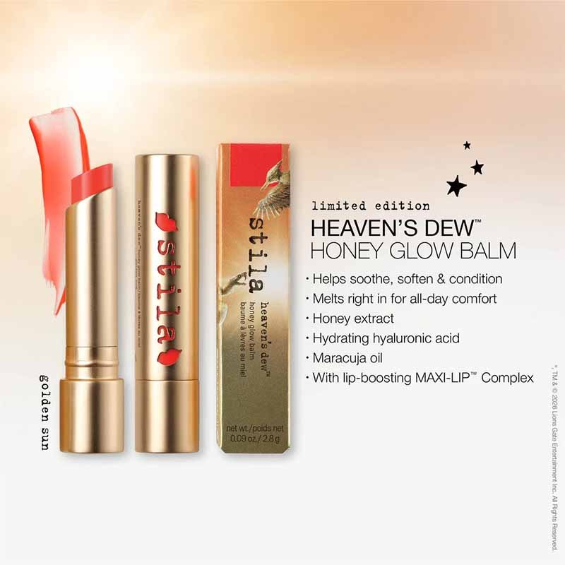 Stila Hunger Games Heaven’s Dew Honey Glow Balm Golden Sun Limited Edition