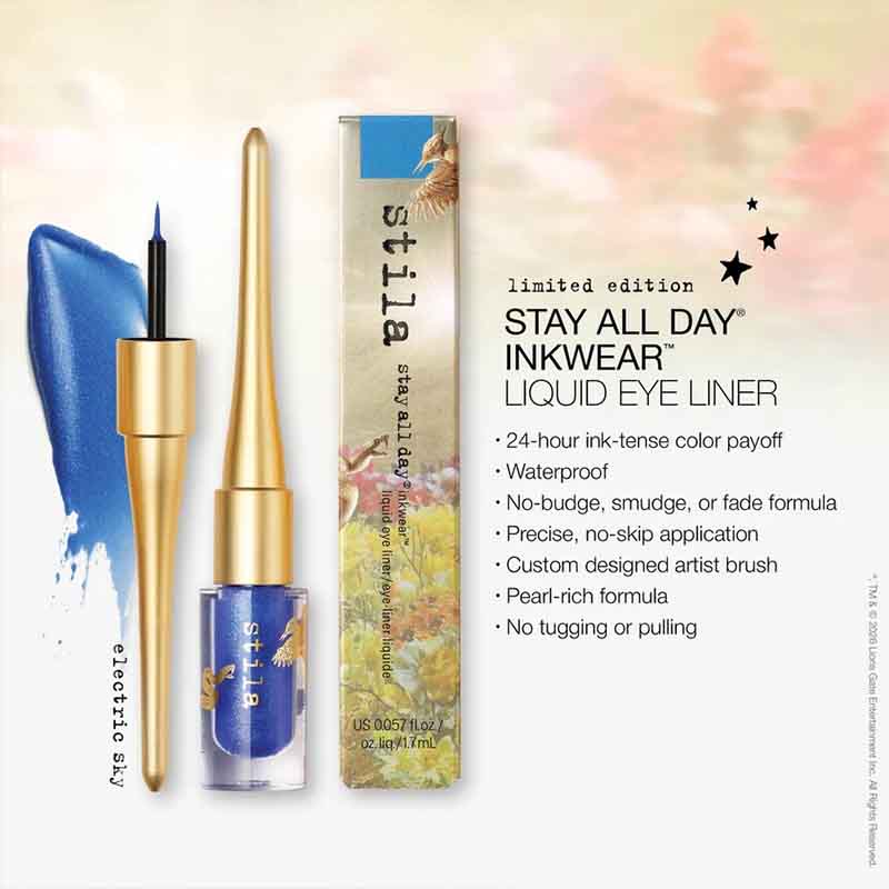 Stila Hunger Games Stay All Day InkWear Liquid Eye Liner Electric Sky Limited Edition